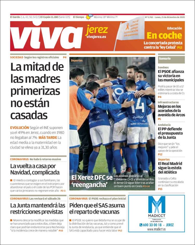 Portada de Información - Jerez (Spain)