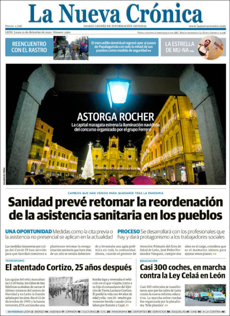 Portada de La Nueva Crónica (España)