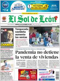 Portada de El Sol de León (México)