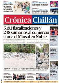 Portada de Crónica Chillán (Chile)