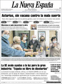 Portada de La Nueva España - Avilés (Espa&ntilde;a)