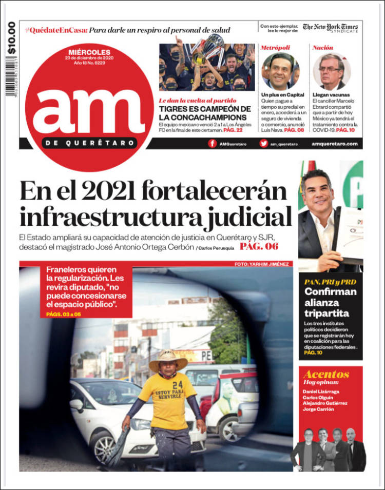 Portada de A.M. Querétaro (México)