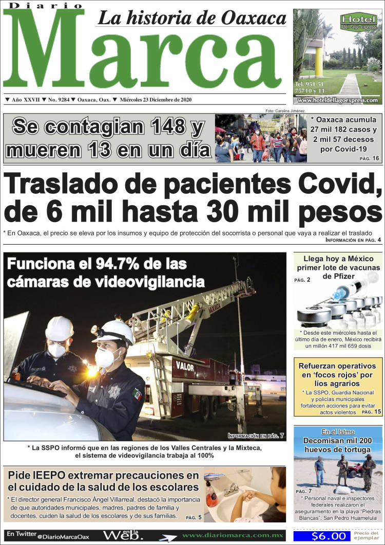 Portada de Diario Marca (México)