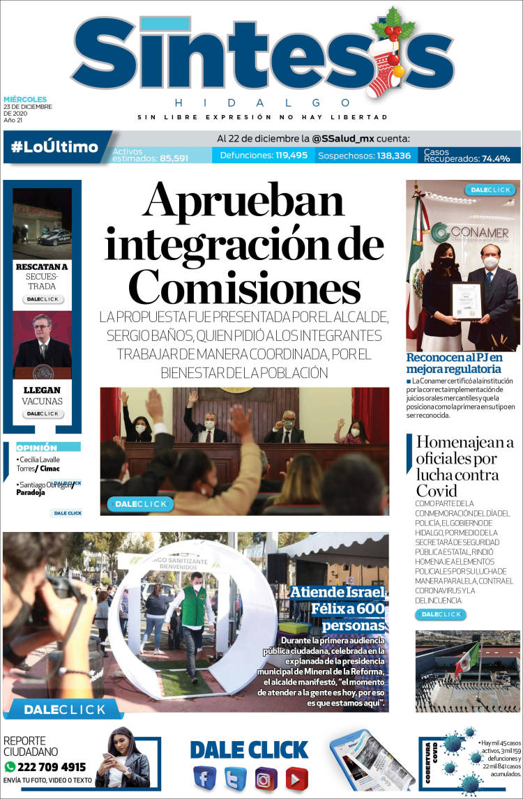 Portada de Sistesis - Hidalgo (México)