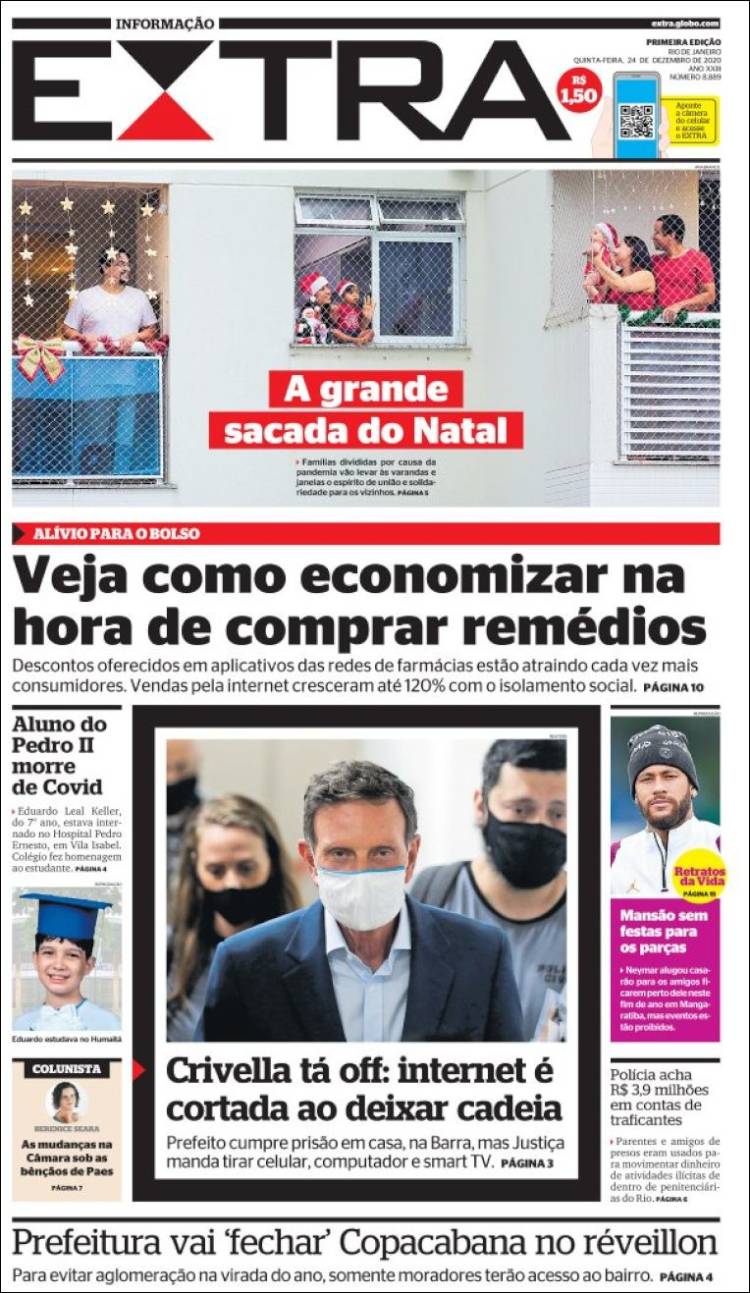 Portada de Extra (Brasil)