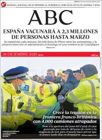 Portada de ABC (España)