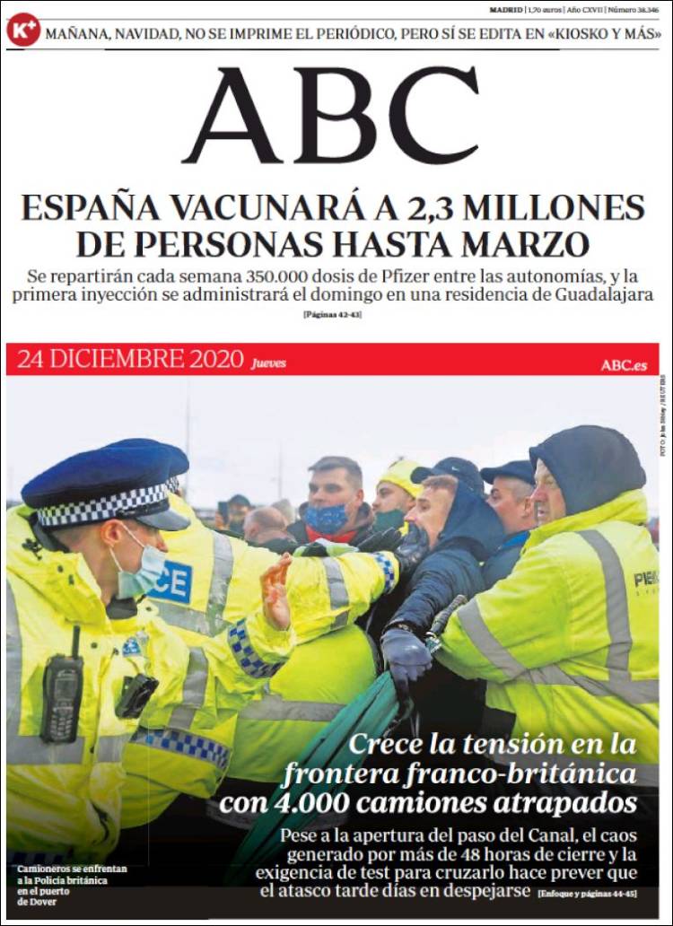 Portada de ABC (España)