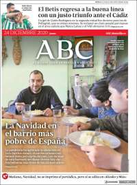 Portada de ABC - Sevilla (España)