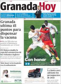 Portada de Granada Hoy (España)