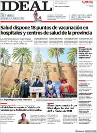 Portada de Ideal Almeria (España)