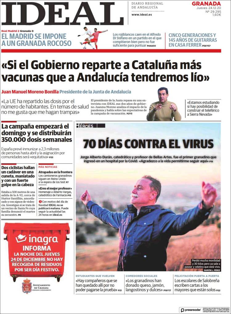 Portada de Ideal (España)