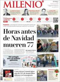 Portada de Milenio de León (México)