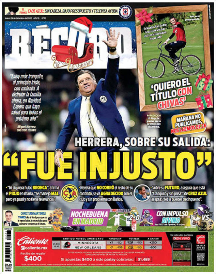 Portada de Record (México)