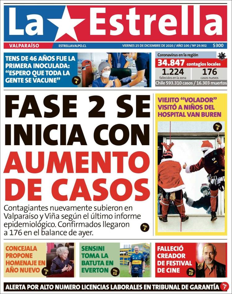 Portada de Estrella de Valparaiso (Chile)