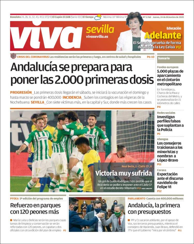 Portada de Viva Sevilla (España)