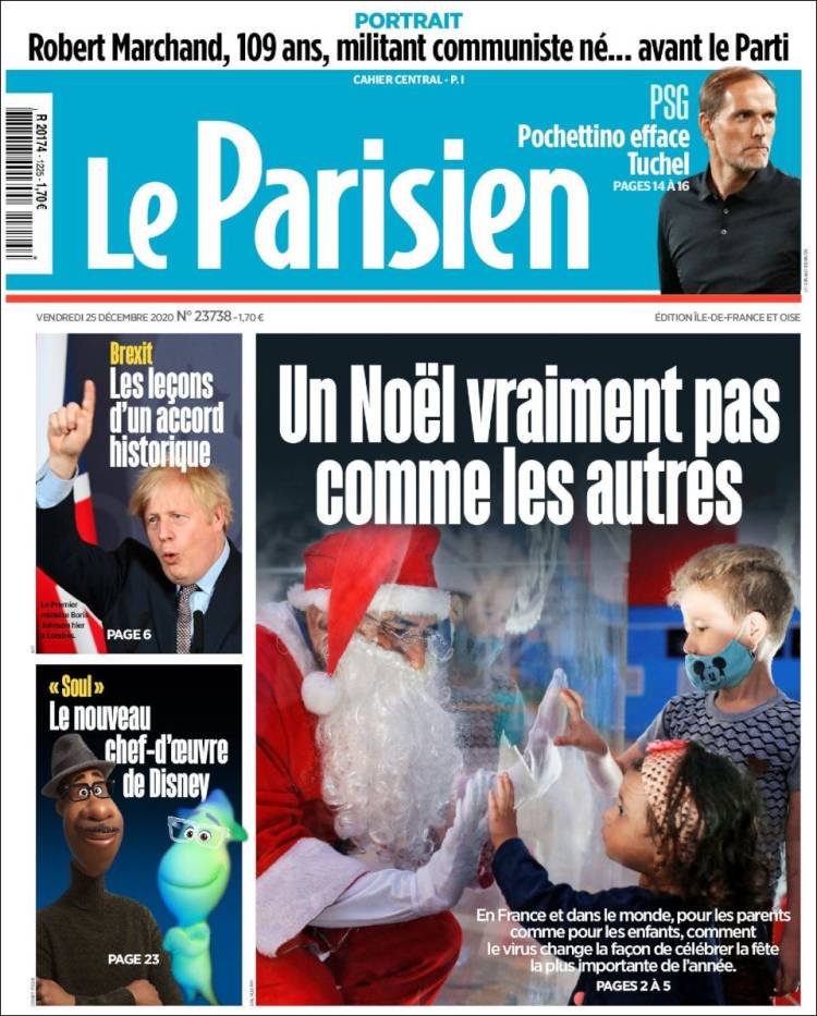 Portada de Le Parisien (Francia)
