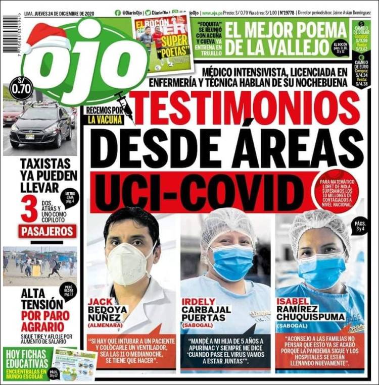 Portada de Ojo (Per&uacute;)