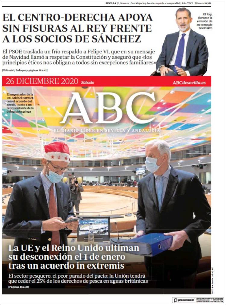 Portada de ABC - Sevilla (España)