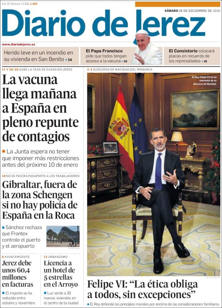 Portada de Diario de Jerez (España)