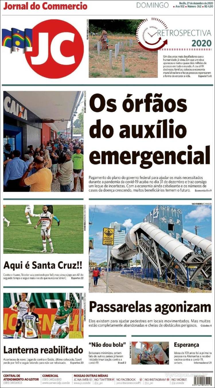 Portada de Jornal do Comércio (Brasil)