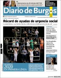 Portada de Diario de Burgos (España)