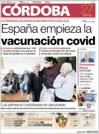 Portada de Diario de Córdoba (España)