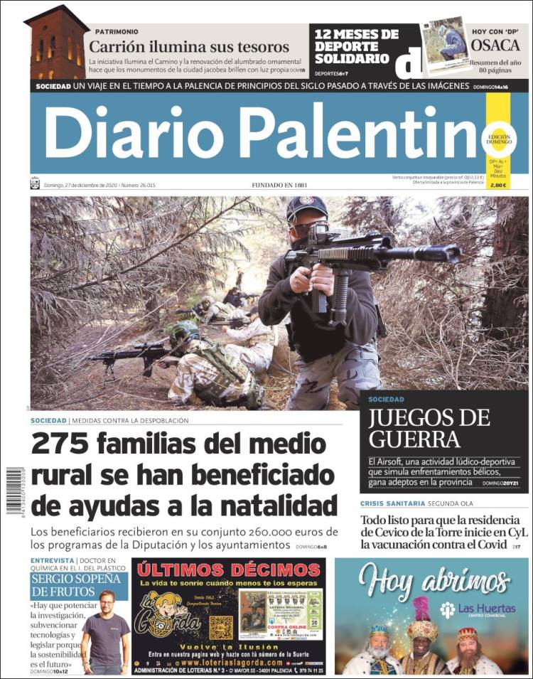 Portada de Diario Palentino (España)