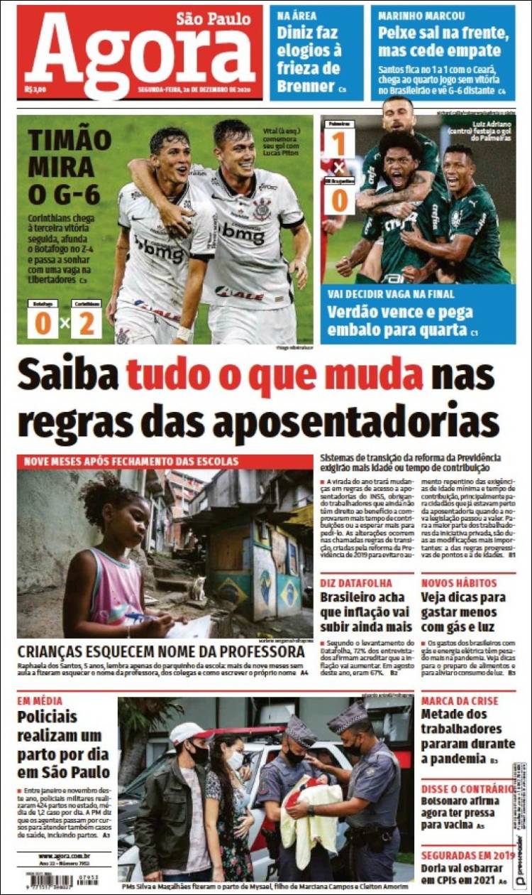 Portada de Jornal Agora (Brasil)