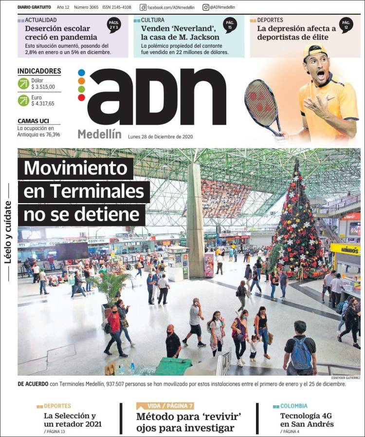 Portada de ADN - Medellín (Colombia)