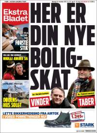 Portada de Ekstra Bladet (Dinamarca)