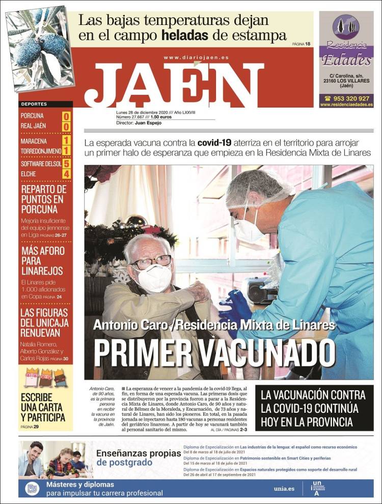 Portada de Diario Jaén (Espa&ntilde;a)