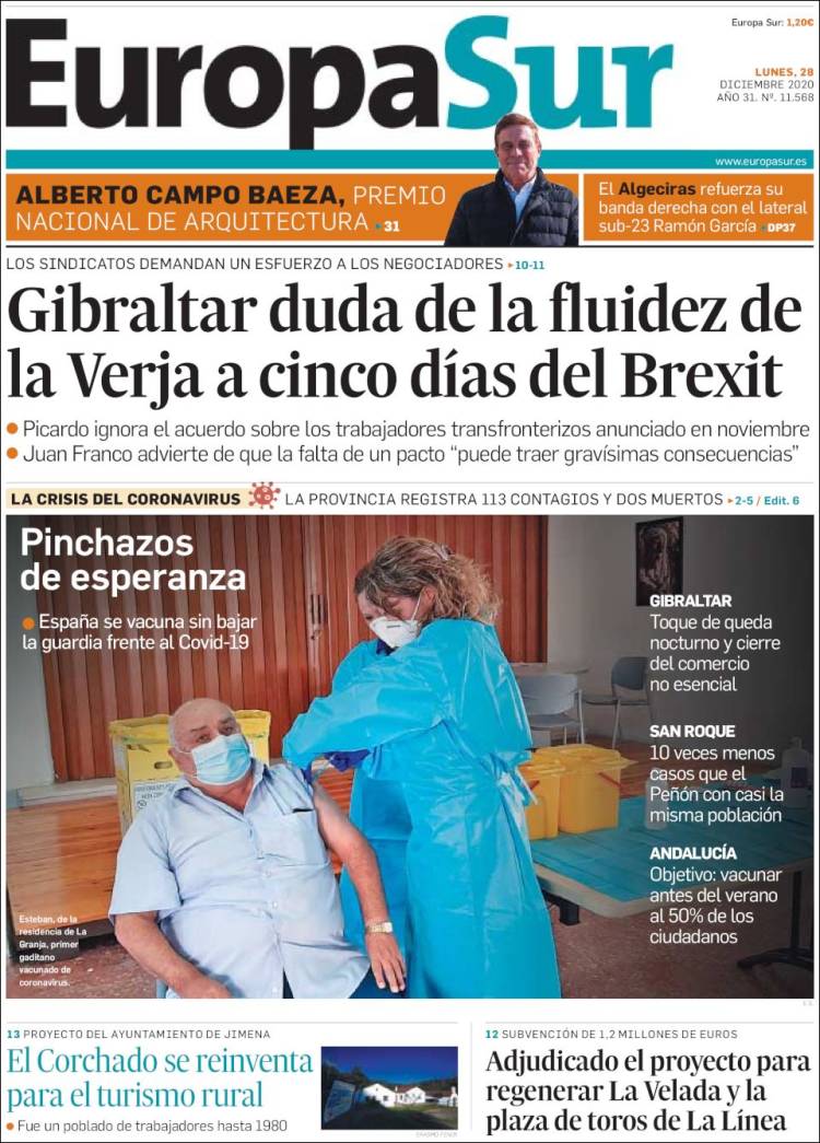 Portada de Europa Sur (Espa&ntilde;a)