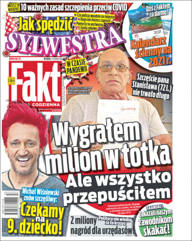 Portada de Fakt (Polonia)