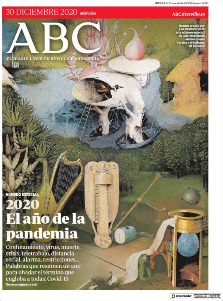 Portada de ABC - Sevilla (España)