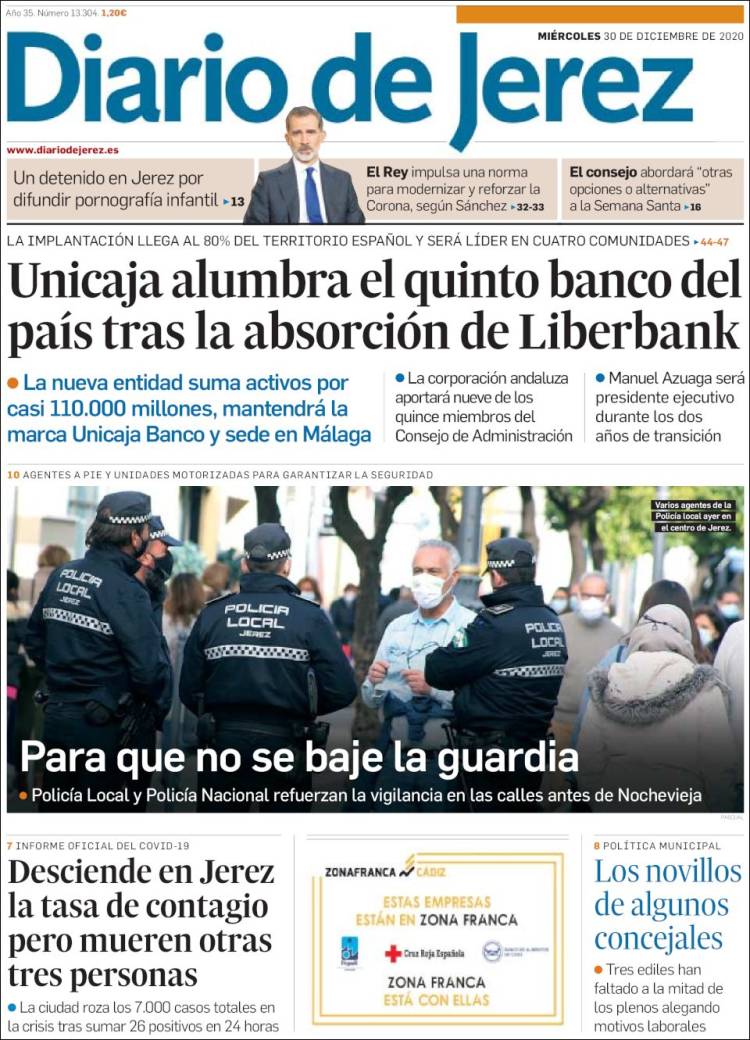 Portada de Diario de Jerez (Spain)