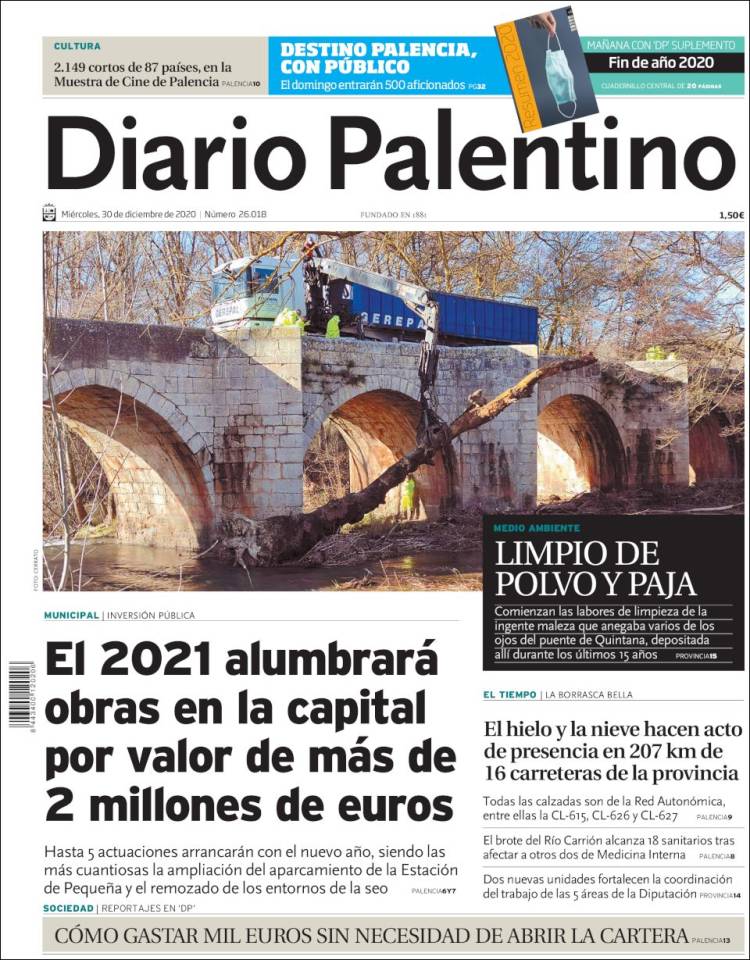 Portada de Diario Palentino (Spain)