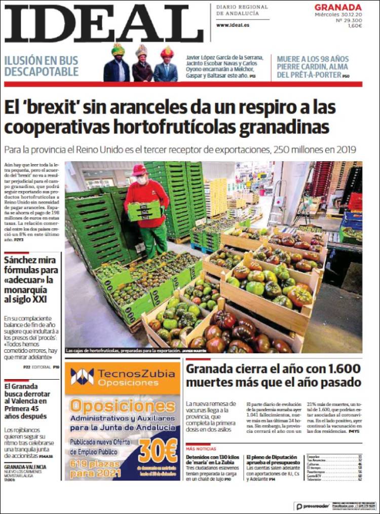 Portada de Ideal (España)