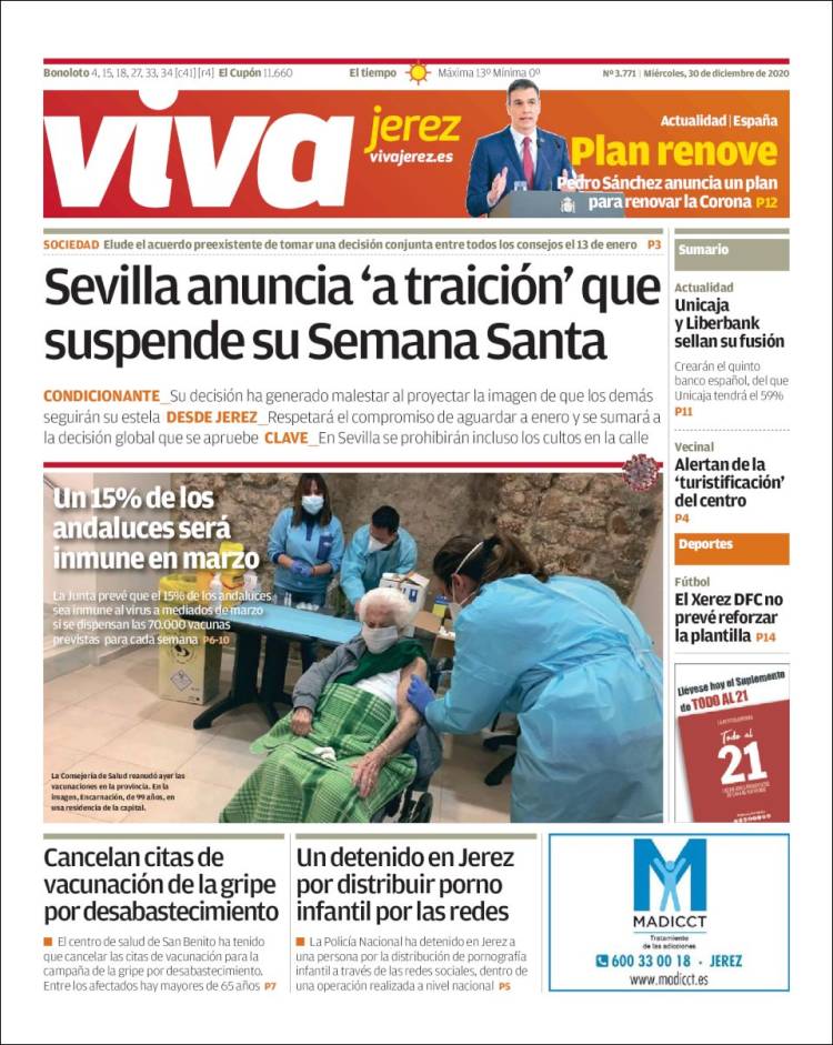 Portada de Información - Jerez (Spain)