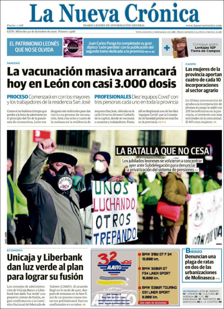 Portada de La Nueva Crónica (Spain)