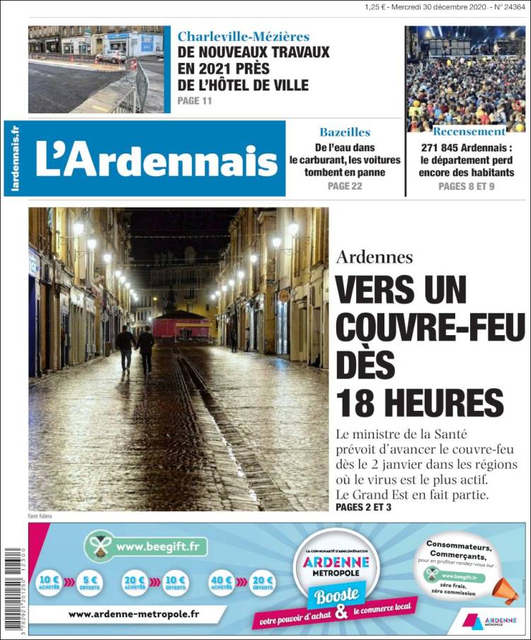 Portada de L'Ardenais (Francia)