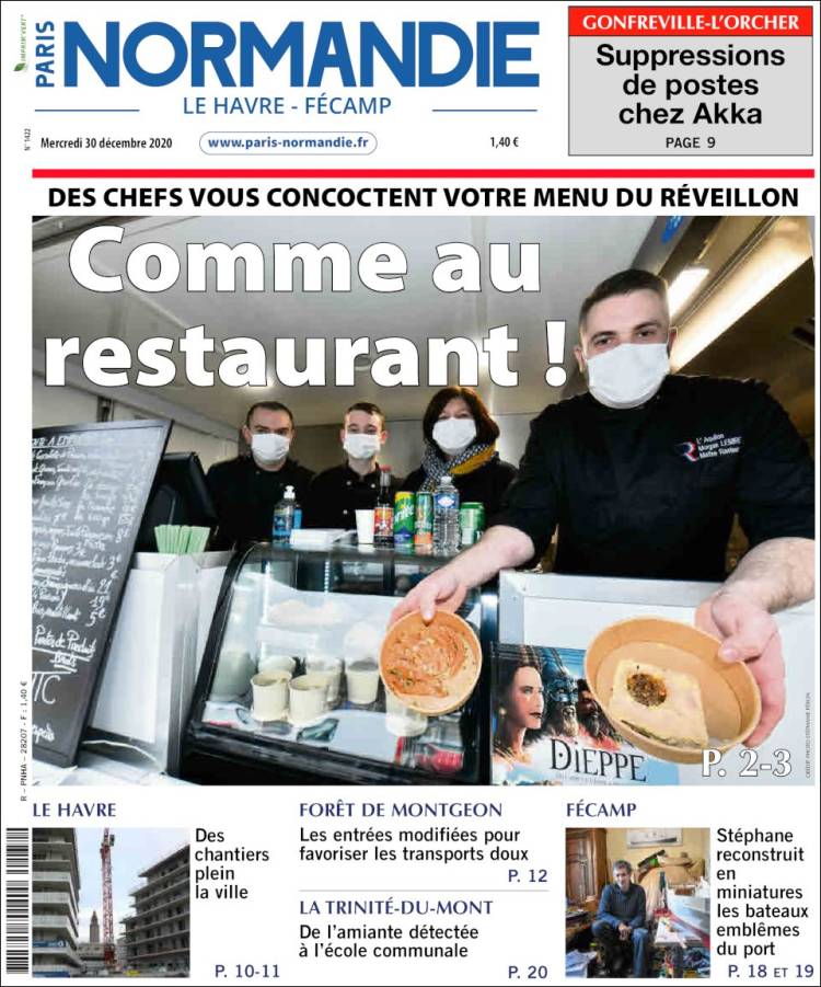 Portada de Le Havre Libre (Francia)