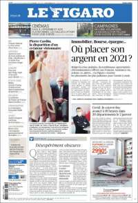 Portada de Le Figaro (Francia)