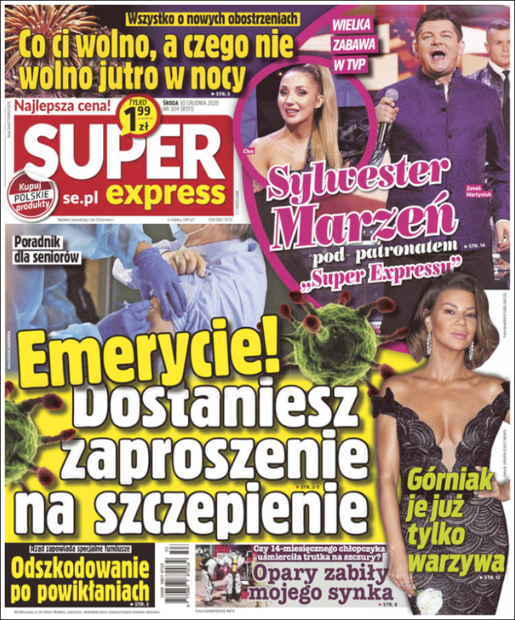 Portada de Super Express (Polonia)