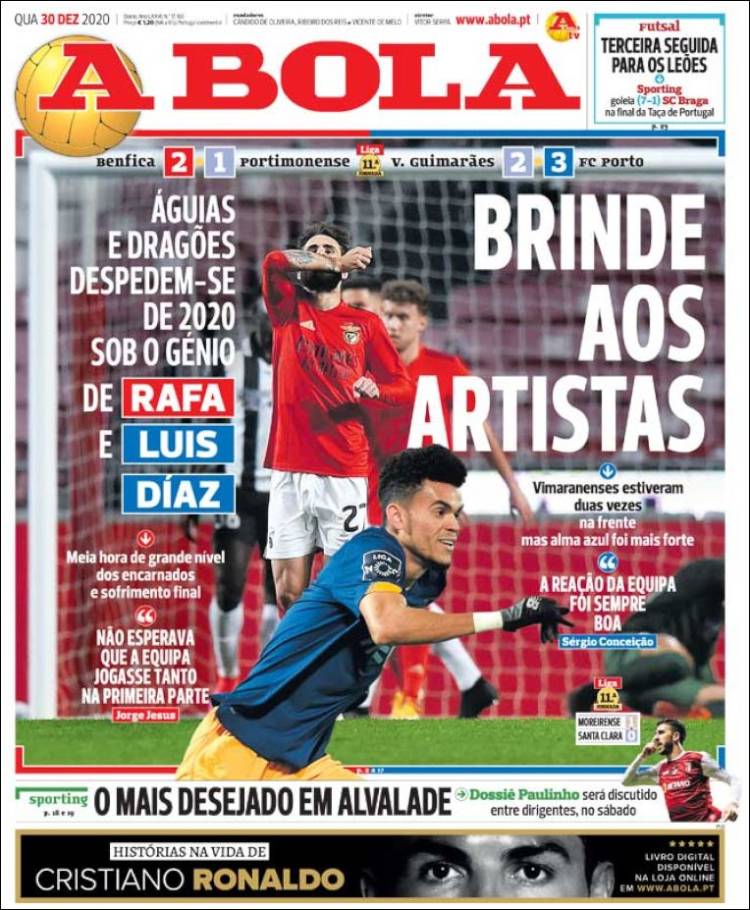Portada de A Bola (Portugal)