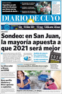 Portada de Diario de Cuyo (Argentina)