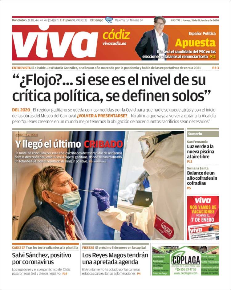 Portada de Información - Cadiz (España)