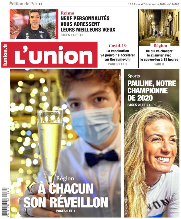 Portada de L'Union (Francia)