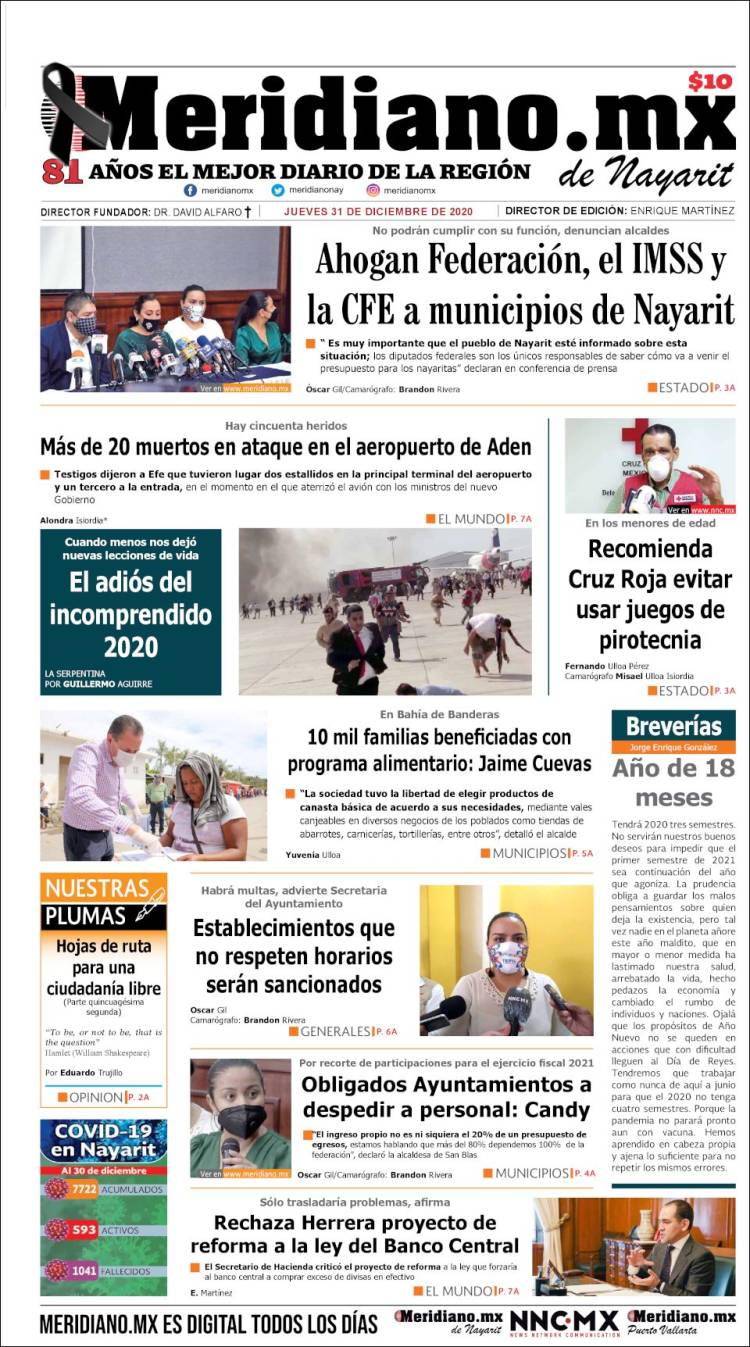Portada de Meridiano (Mexico)