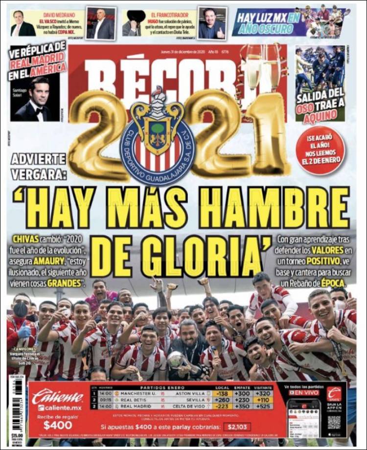 Portada de Record (México)