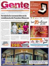 Portada de Gente en Burgos (España)